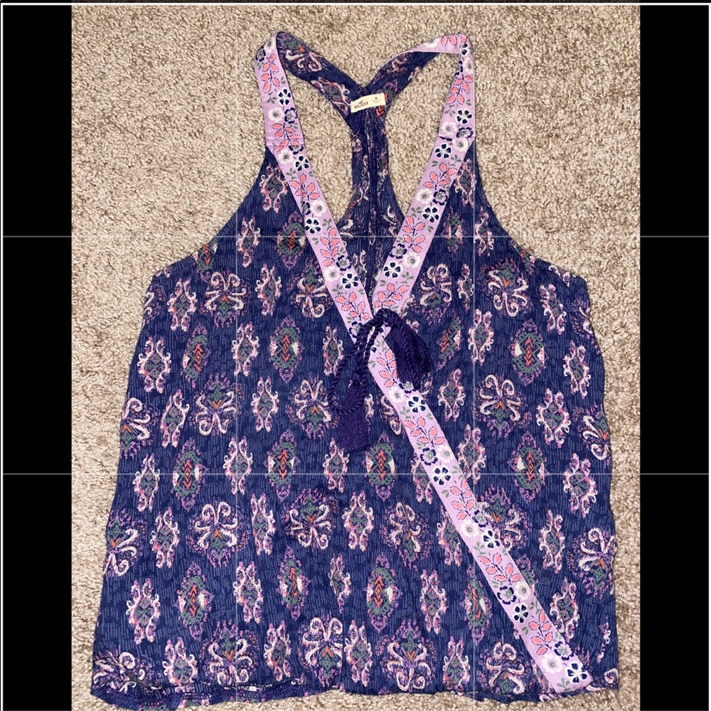 Hollister Floral Tank Top